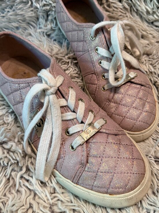 G by Guess Shoes - Womens Guess Sneakers Pink Glitter Sparkle Size 9M
